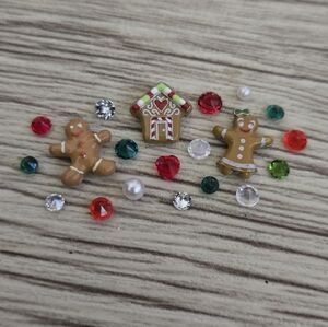 🦉"Jolly Gingerbread" Charm Set